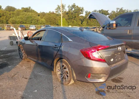 2017 Honda Civic Ex from USA, damaged, VIN 2HGFC2F72HH536636